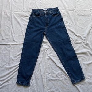 Zara Mom Jeans - Dark Wash - Size 6